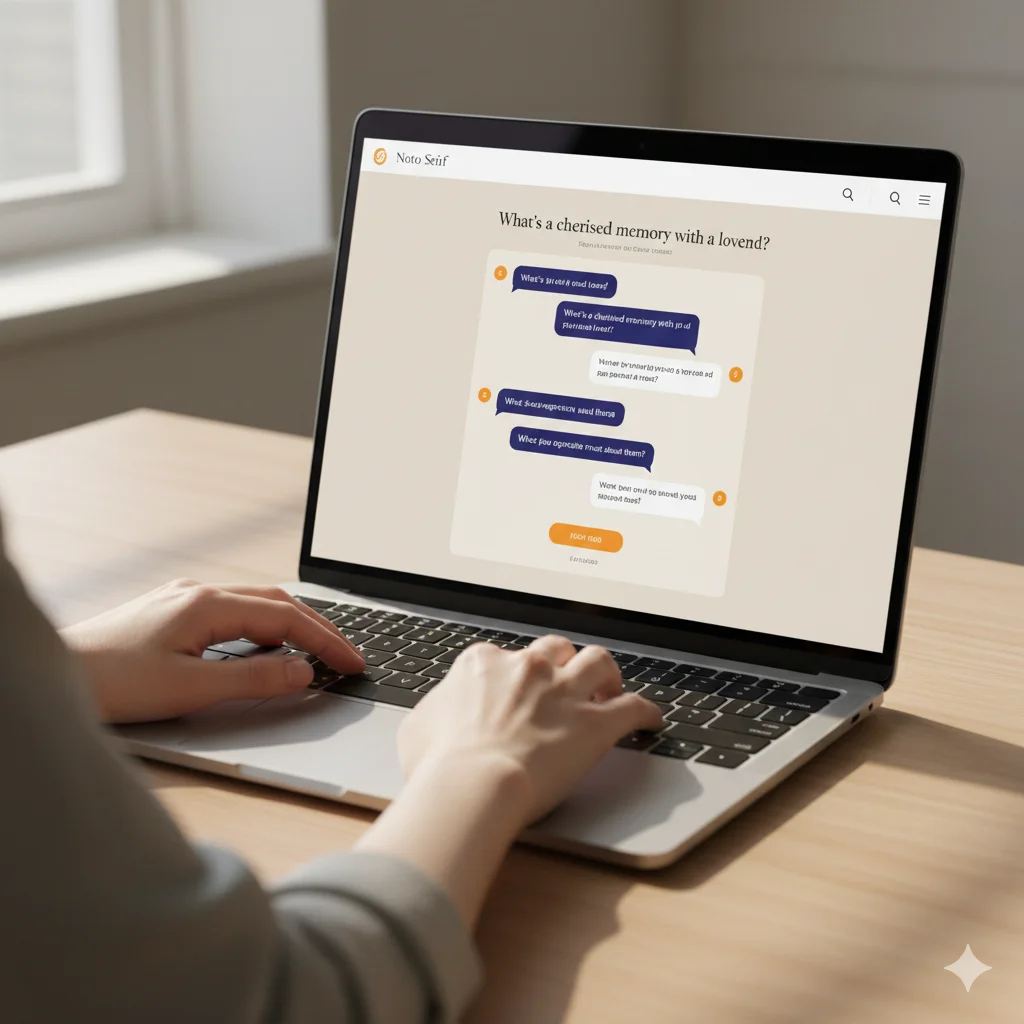 Paso 1: Narra tus memorias - Formulario conversacional inteligente